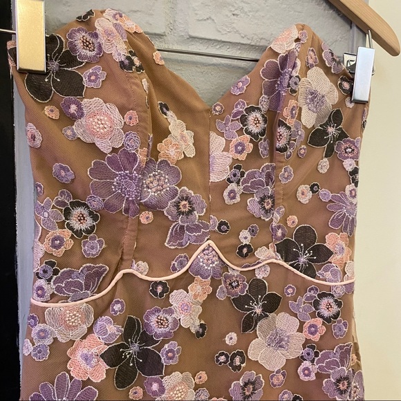 NWT For Love and Lemons “Posy” Embroidered Dress - Picture 3 of 6